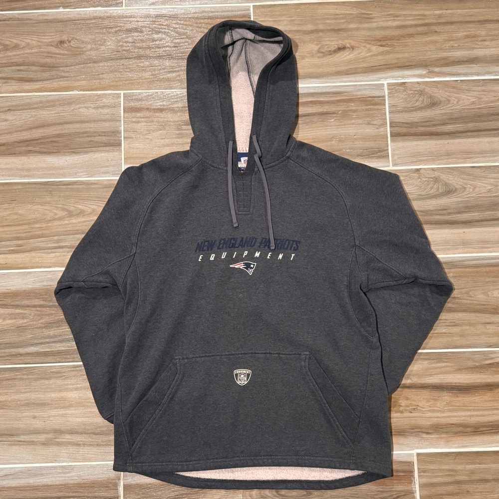NFL New England Patriots Charcoal Hoodie